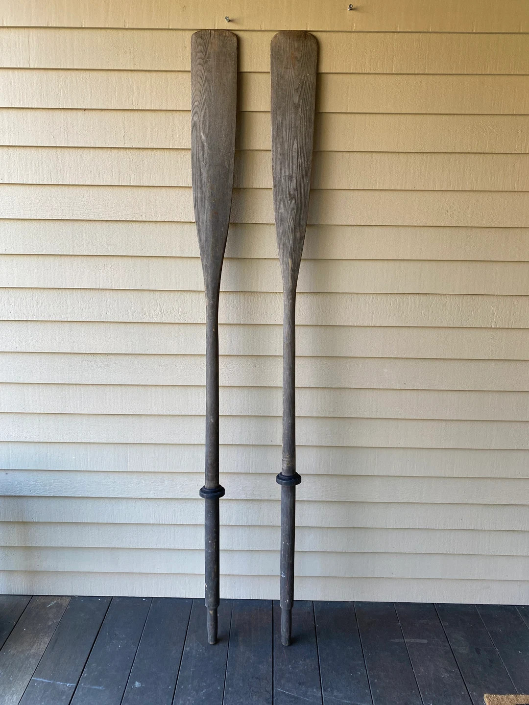 Vintage Wooden Oars - Pair of Vintage Oars  - Black Row Boat Oars - Vintage Wood Oars - Lake Hous... | Etsy (US)