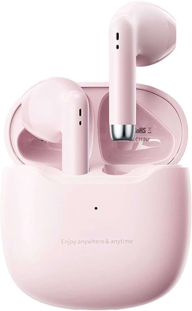 Pink True Wireless Earbuds Bluetooth 5.3 with Microphone for Working Out Noise Canceling Blue Too... | Amazon (US)