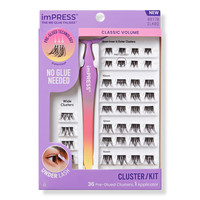 Kiss imPRESS Press-On Falsies Eyelash Clusters, Voluminous | Ulta