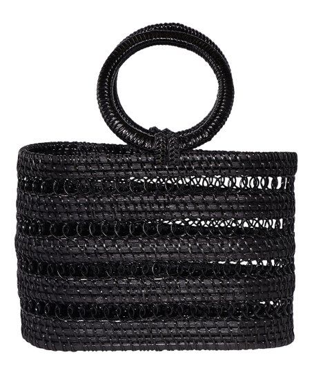 Black Coco Mini Top-Handle Tote | Zulily