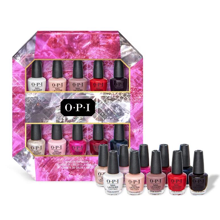 OPI 2022 Holiday Kit, 10-Piece Mini Nail Polish Collection - Walmart.com | Walmart (US)