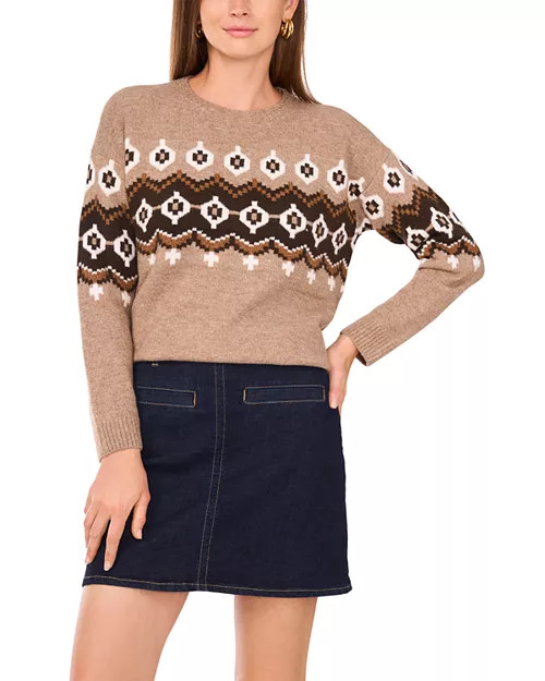 Fair Isle Raglan Sleeve Sweater | Bloomingdale's (US)