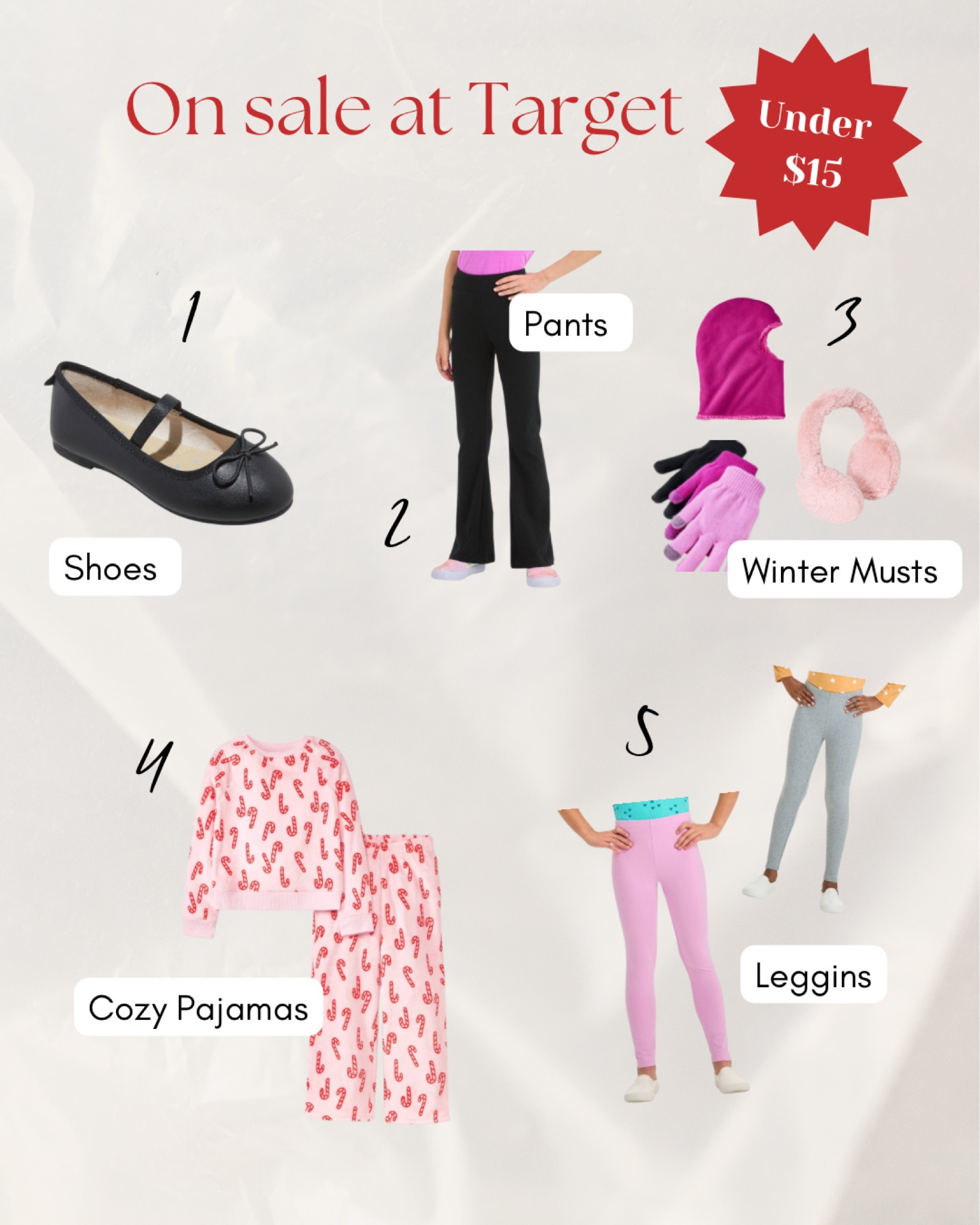 Sale alert for kids items at Target! As low as $7! #targetfinds #girlsclothes #kidswintergear #kidsshoes #girlsshoes

#LTKSeasonal #LTKSaleAlert #LTKKids