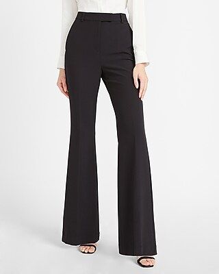 Super High Waisted Supersoft Side Tab Flare Pant | Express