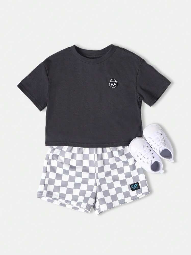 Checkered Print Set  | SHEIN