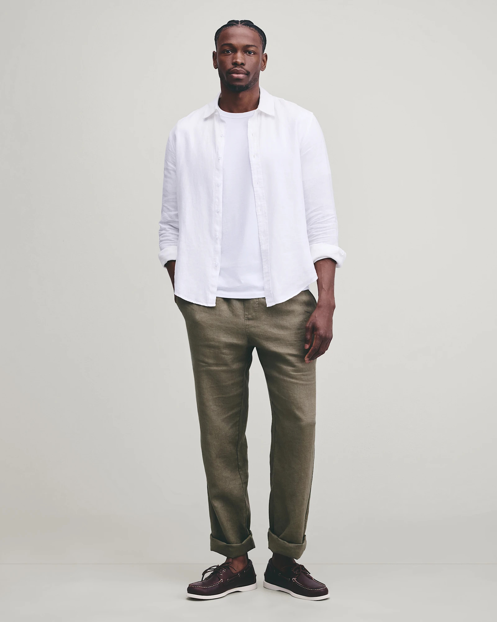 100% European Linen Relaxed Long Sleeve Shirt | Quince