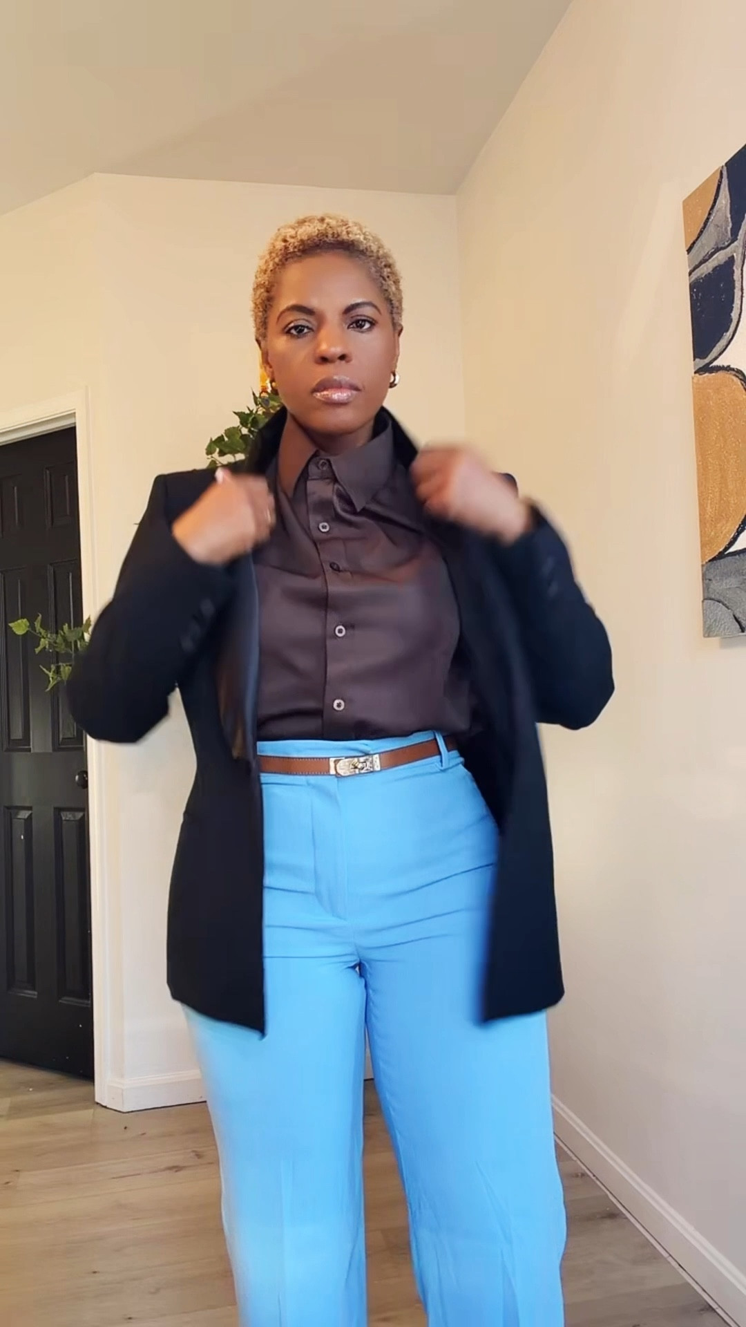 Spring is almost here! A little hint of baby blue for the office day 

#LTKootd #LTKgrwm #LTKfitnessgoals