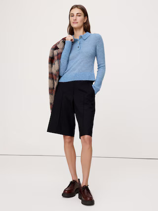 Italian Alpaca-Blend Sweater Polo | Banana Republic (US)