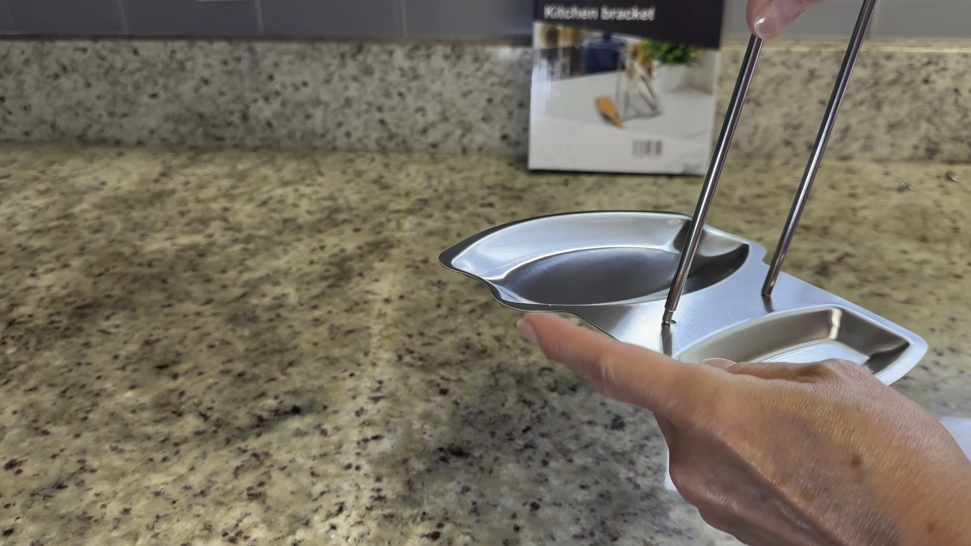 Eliminate stove-top clutter with this genius tool! Spoon rest and lid holder is dishwasher safe and easy to assemble. 

#LTKhome #LTKVideo #LTKGiftGuide