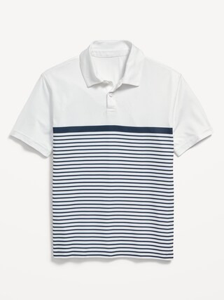 Cloud 94 Soft Go-Dry Cool Striped Performance Polo Shirt for Boys | Old Navy (US)