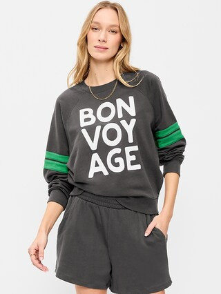 Crew-Neck Raglan Graphic Sweatshirt | Old Navy (US)