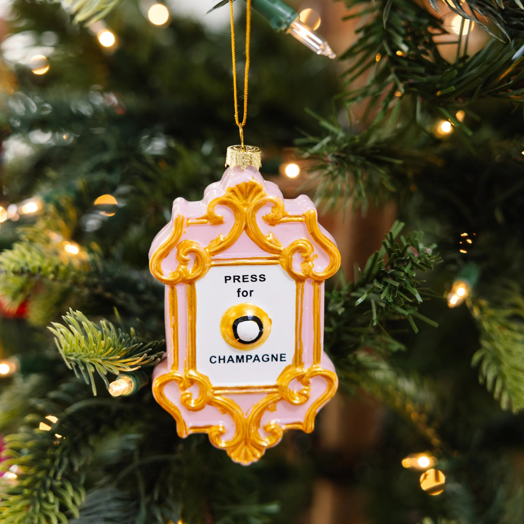 Furbish Studio - Press for Champagne Ornament | Furbish Studio
