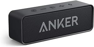 Amazon.com: Upgraded, Anker Soundcore Bluetooth Speaker with IPX5 Waterproof, Stereo Sound, 24H P... | Amazon (US)