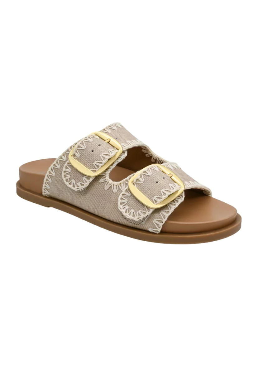 Cassie Whipstitch Footbed Sandals | Belk