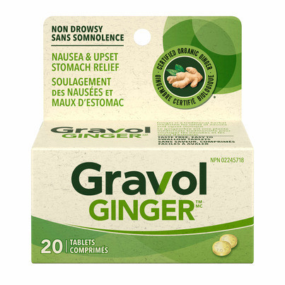 Gravol Natural Source Ginger Tablets | Well.ca