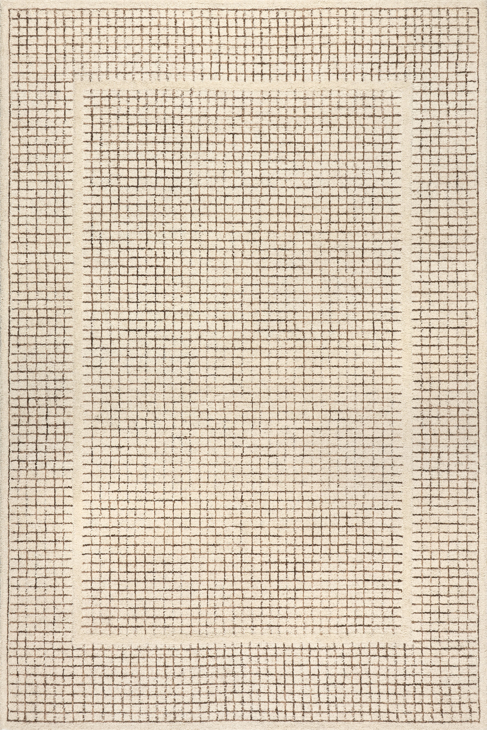 Chessie Checked Wool Rug | Rugs USA