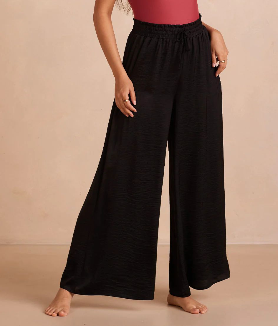 The Silky Luxe Palazzo Pants with Ties 
            | 
              
              
            ... | SummerSalt