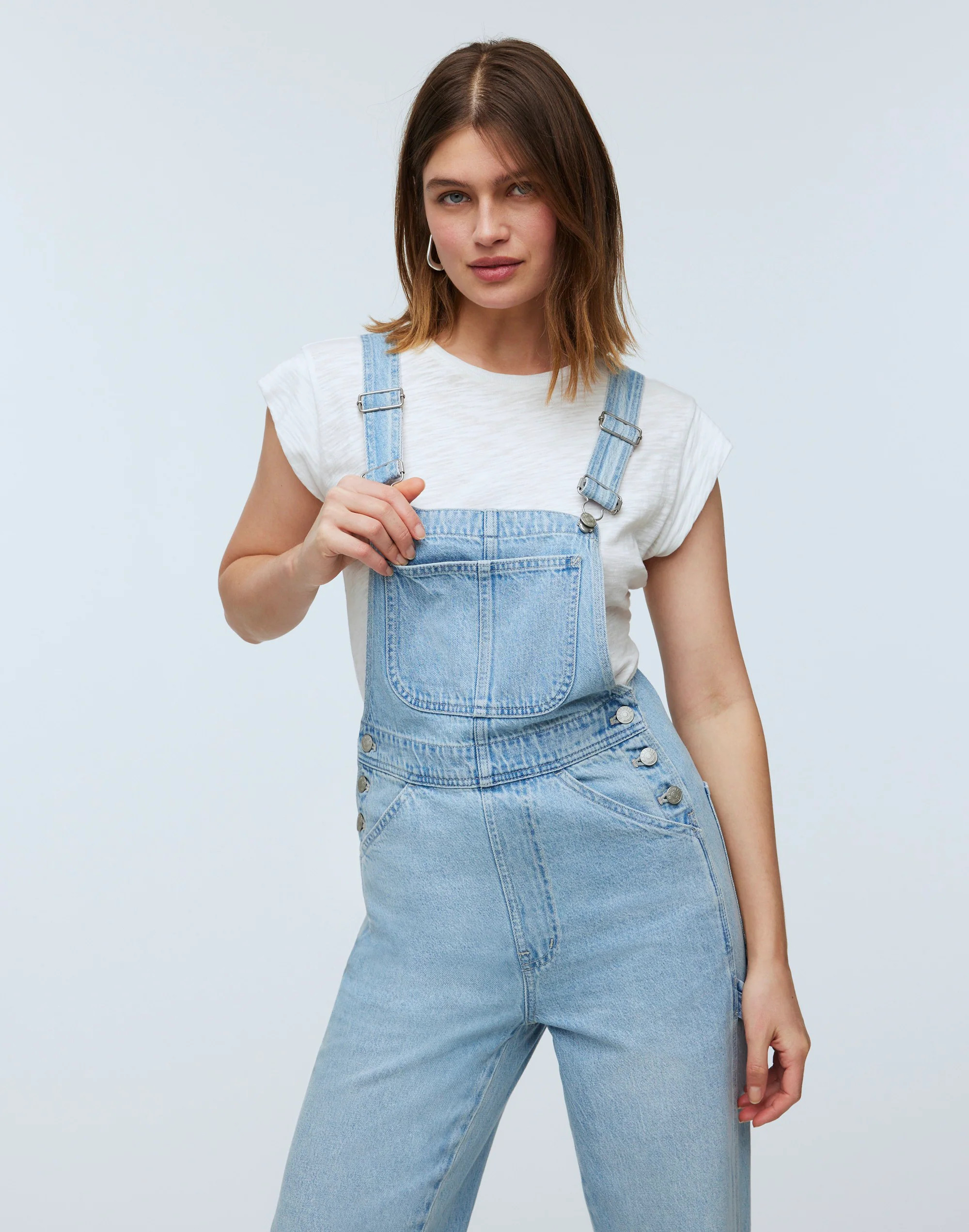 Denim Oversized Carpenter Overalls in Collier Wash | Madewell