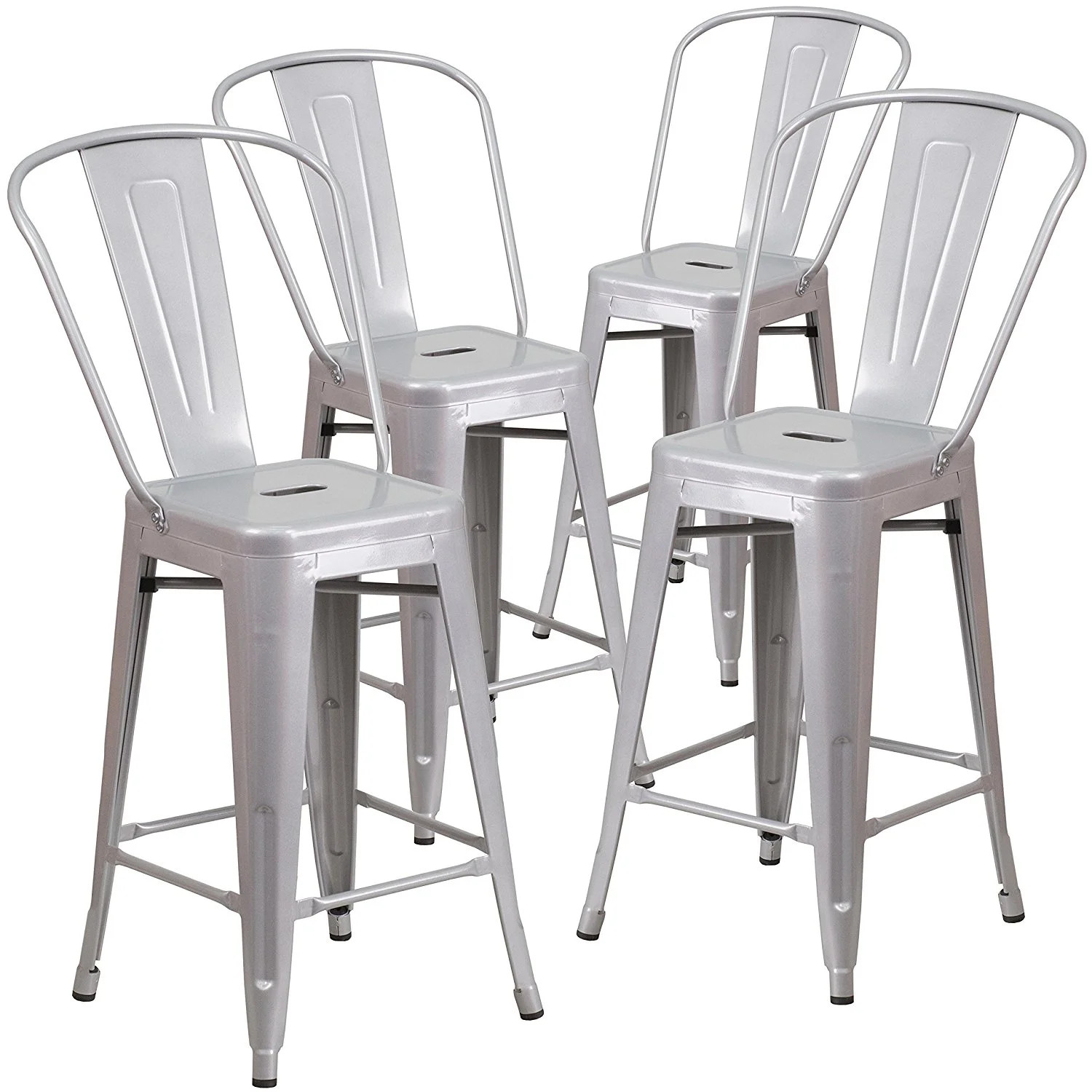 BELLEZE 24" or 30" Seat Height Metal Barstools, 46 Selections Available - Walmart.com | Walmart (US)