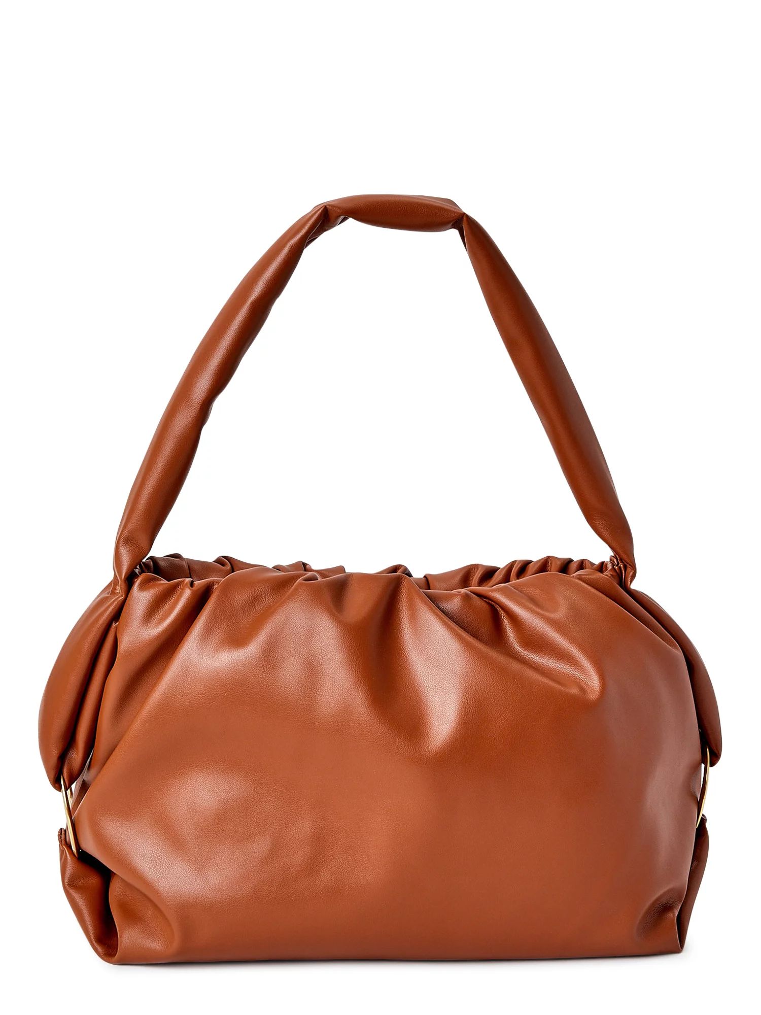 Scoop Women's Slouchy Shoulder Bag Cognac - Walmart.com | Walmart (US)