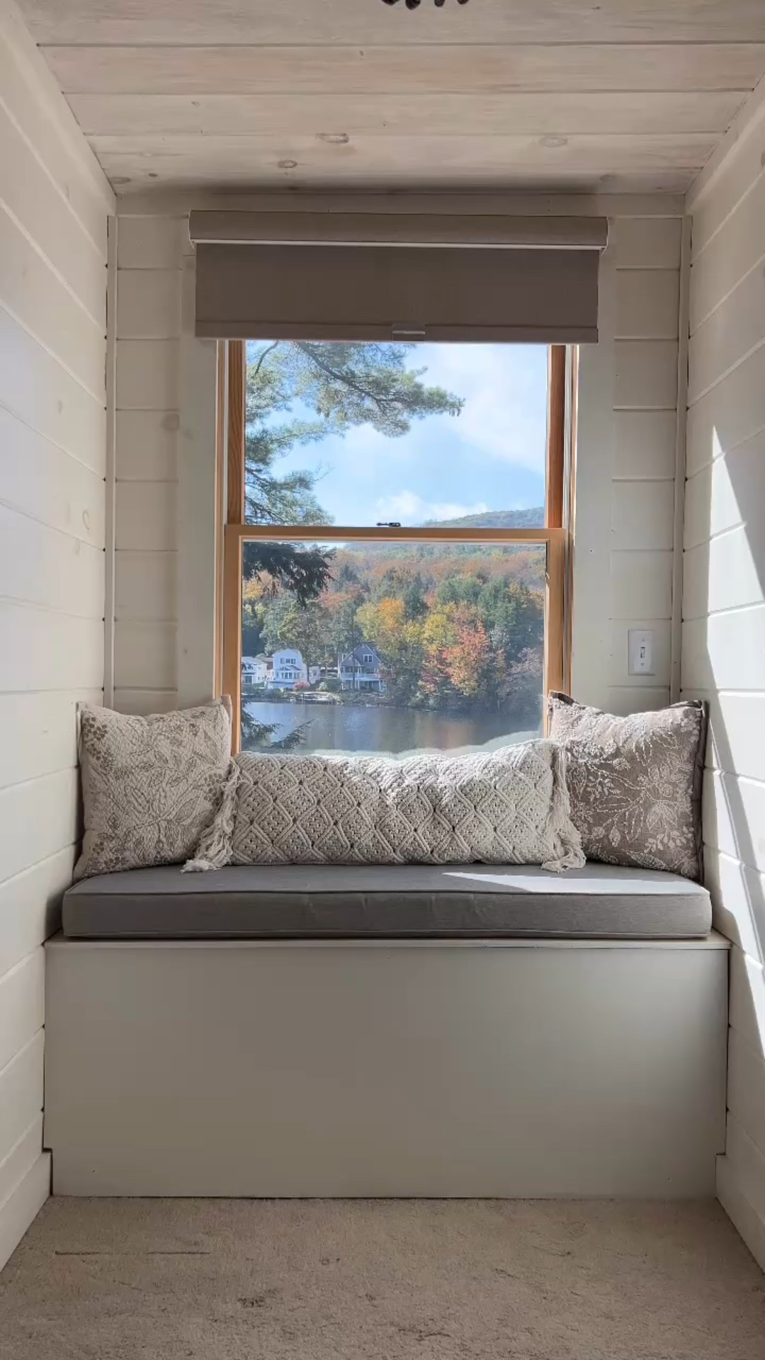 Sundays are for coffee n bed with these views. 
#windowseat #pillows #bedroom #lake

#LTKFallSale #LTKHome #LTKSeasonal