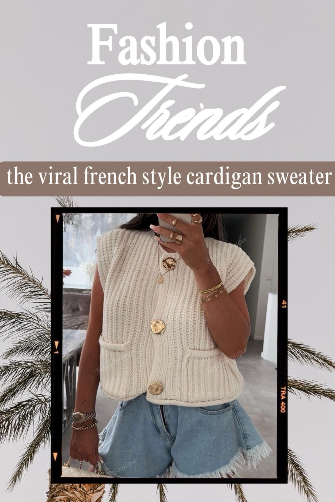 Viral French cardigan sweater 

#LTKMostLoved #LTKFindsUnder50 #LTKStyleTip
