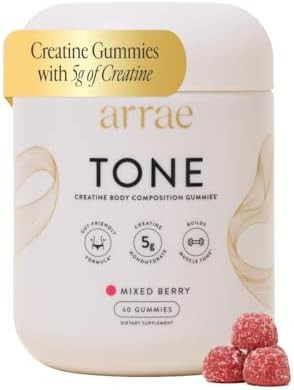 Arrae Tone Gummies – Creatine Monohydrate for Women – Support Lean Muscle, Strength & Recover... | Amazon (US)