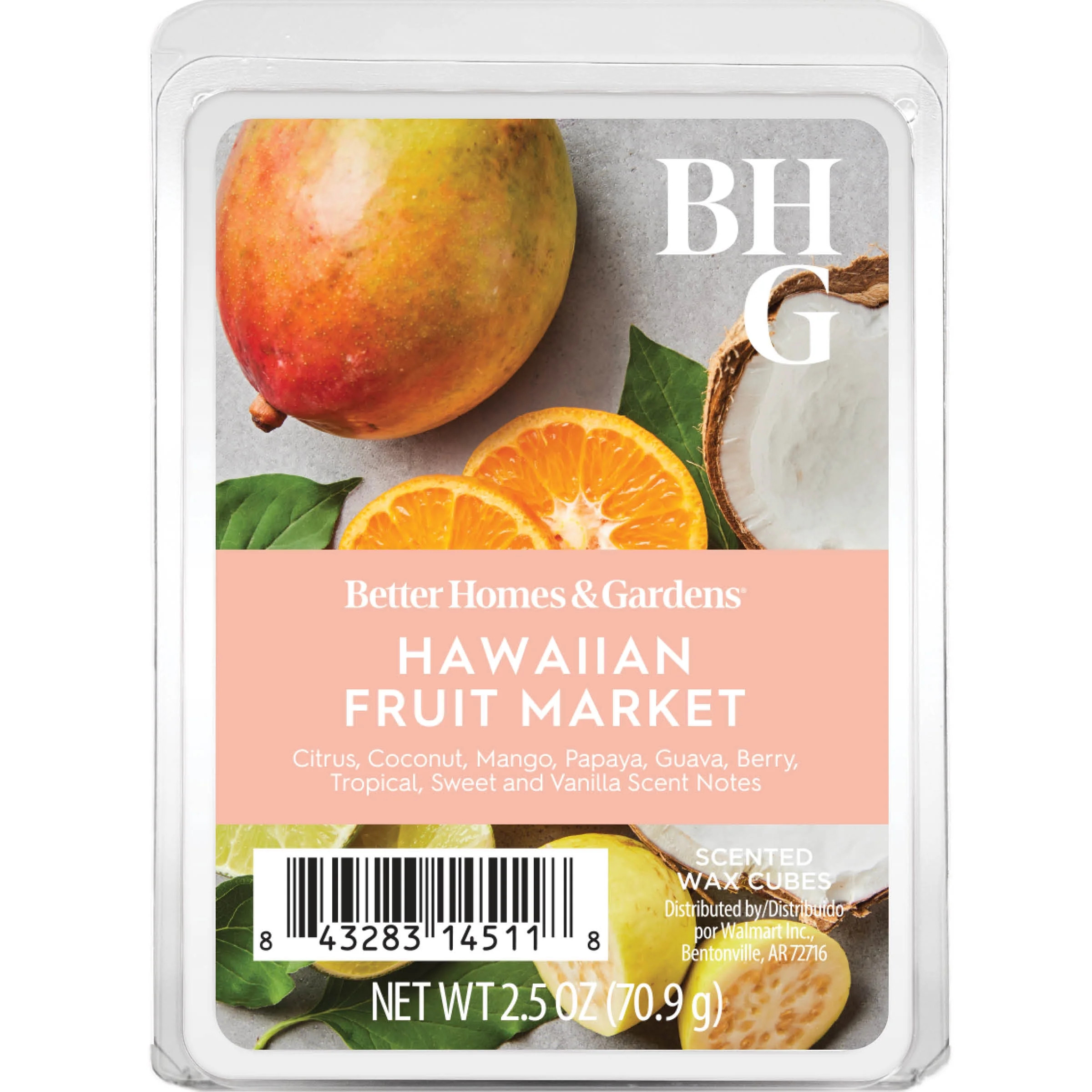 Hawaiian Fruit Market Scented Wax Melts, Better Homes & Gardens, 2.5 oz (1-Pack) | Walmart (US)