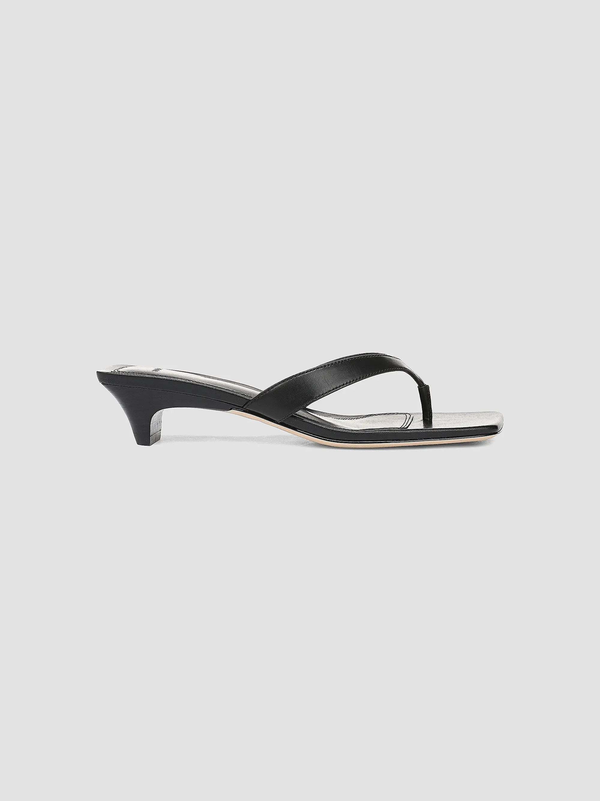 San Juan Leather Kitten Heel Thong Sandals | Saks Fifth Avenue
