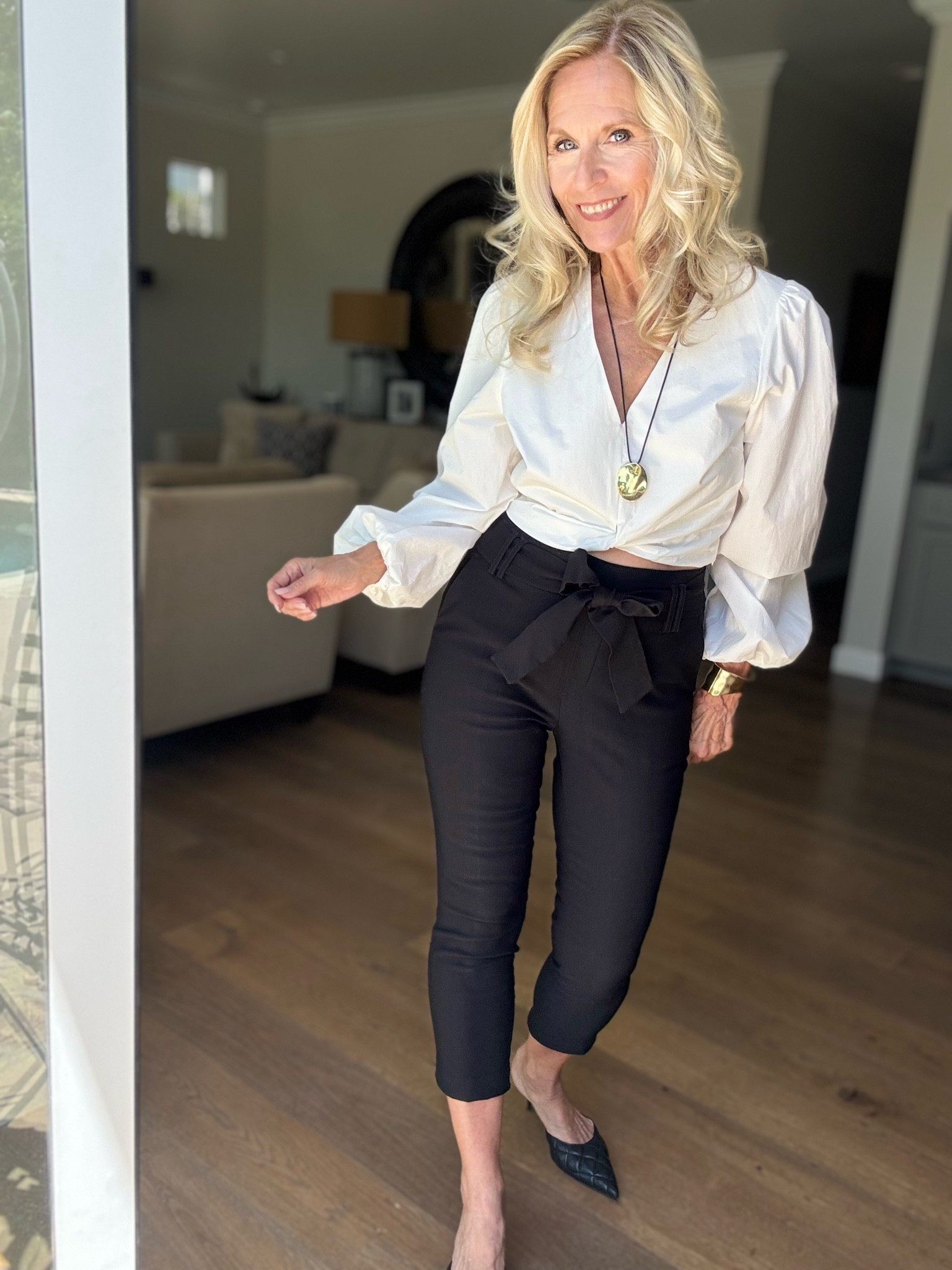 I’ve been a Fashion Stylist for over 35 years and it still surprises me how I love seeing the new trends.

Here is my Fashion Series on the 2026 Fall Trends.

It’s for the 50+ woman who wants to look sophisticated and chic wearing the trends, (while not abandoning her classics but rather, blending them in).

All trends aren’t for everyone, but my page is about showing women over 50 how to style these trends to make that pro-age woman feel confident.

Enjoy my take on how to style Capri pants.

Tip: Choose a length that hits on the thinnest part of your leg.

I will link everything I’m wearing.

Follow me for more 50+ style inspiration.

#LTKOver40 #LTKootd