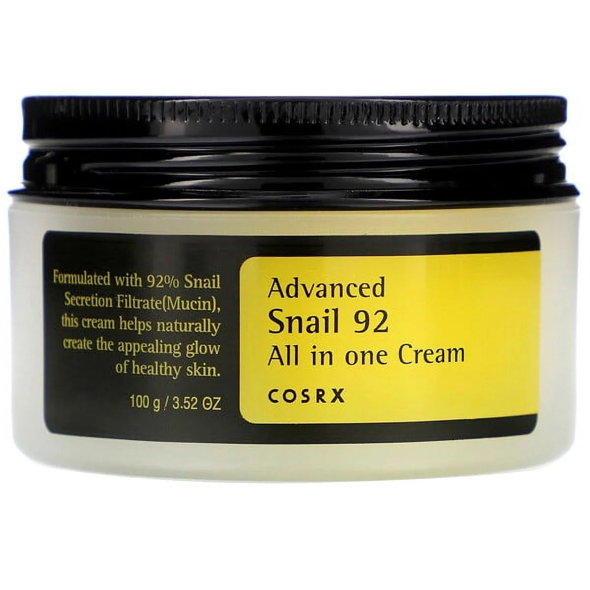 K Beauty Cosrx Advanced Snail 92 All In One Cream 100g 3.52oz | Walmart (US)