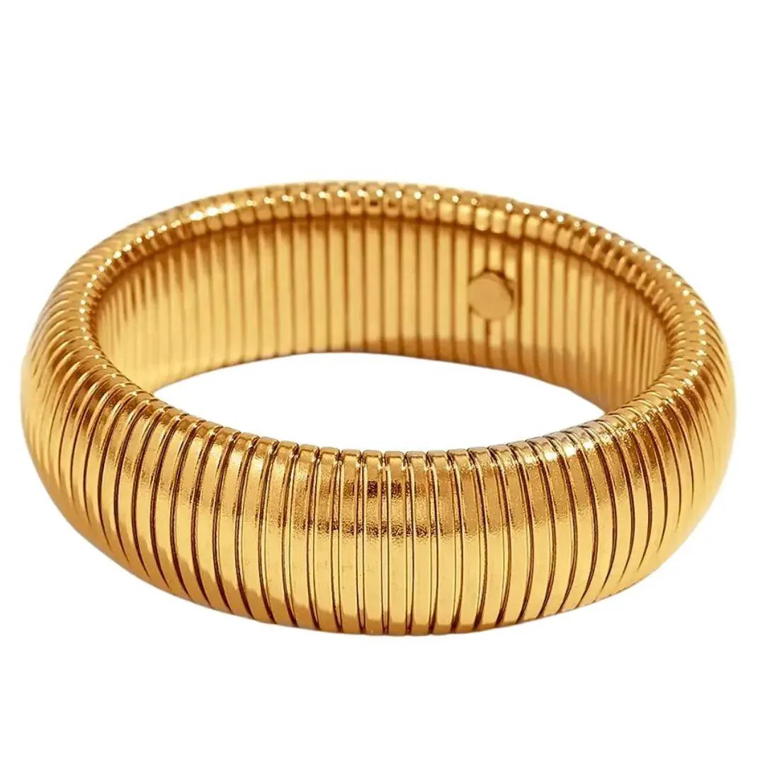 Coil Bracelet - Gold - Ahava J | Ahava Jewels