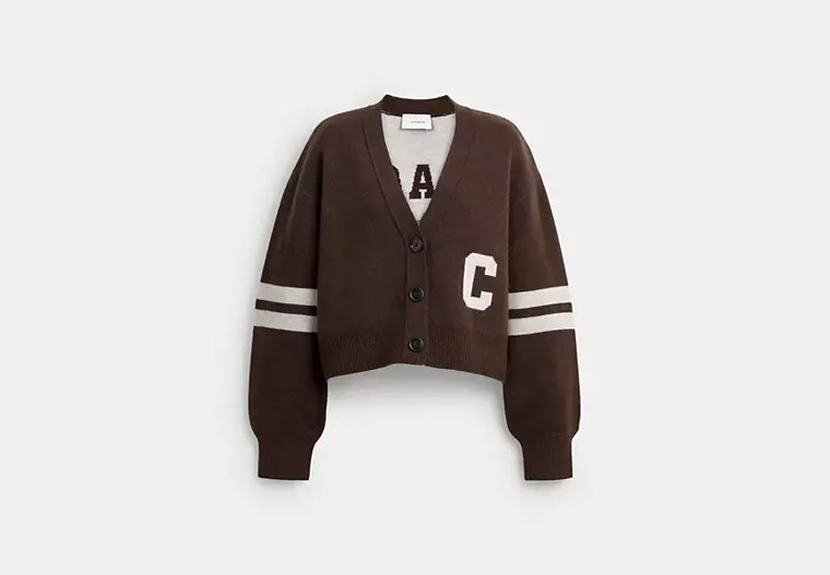 Horse And Carriage Cropped Cardigan | Coach (US)