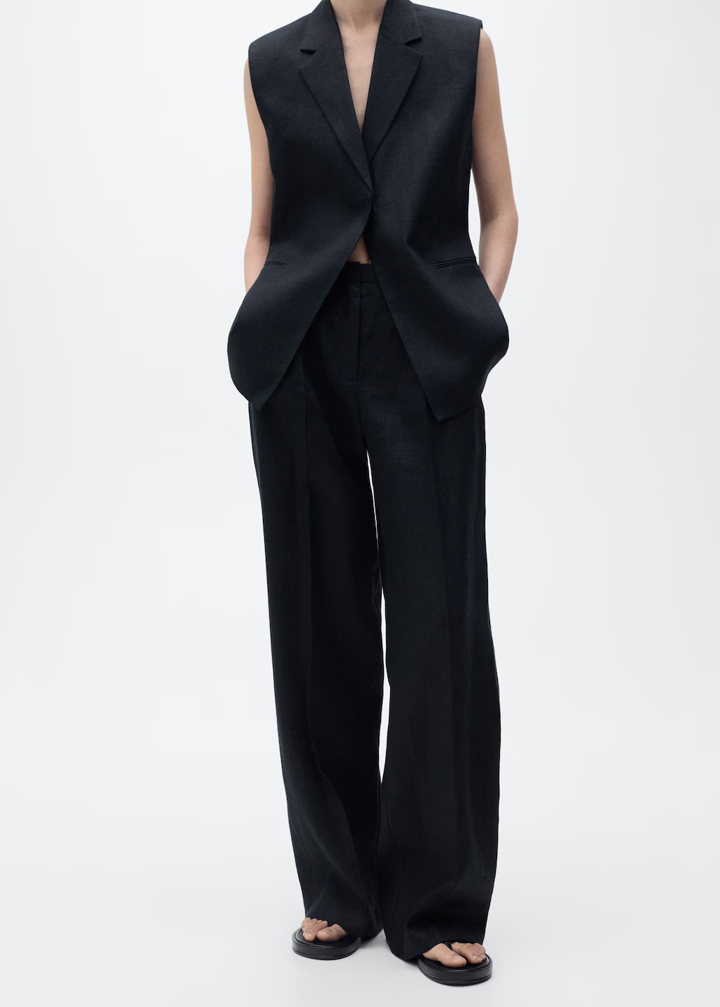 Linen suit trousers - Women | MANGO USA | Mango (US/MX/AU)