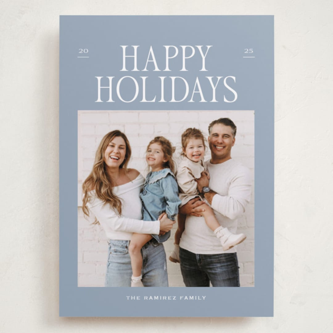 "ladotyri" - Customizable Grand Holiday Cards in Black by chocomocacino. | Minted