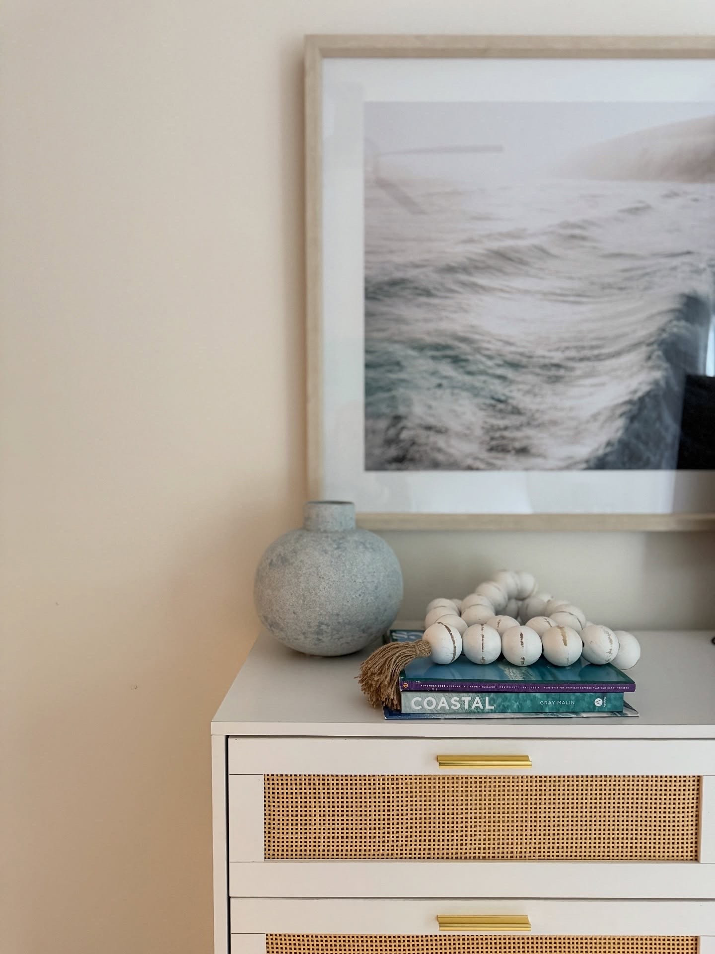 Our client’s daughter wanted a coastal and surf theme bedroom, so we found all beautiful things coastal!