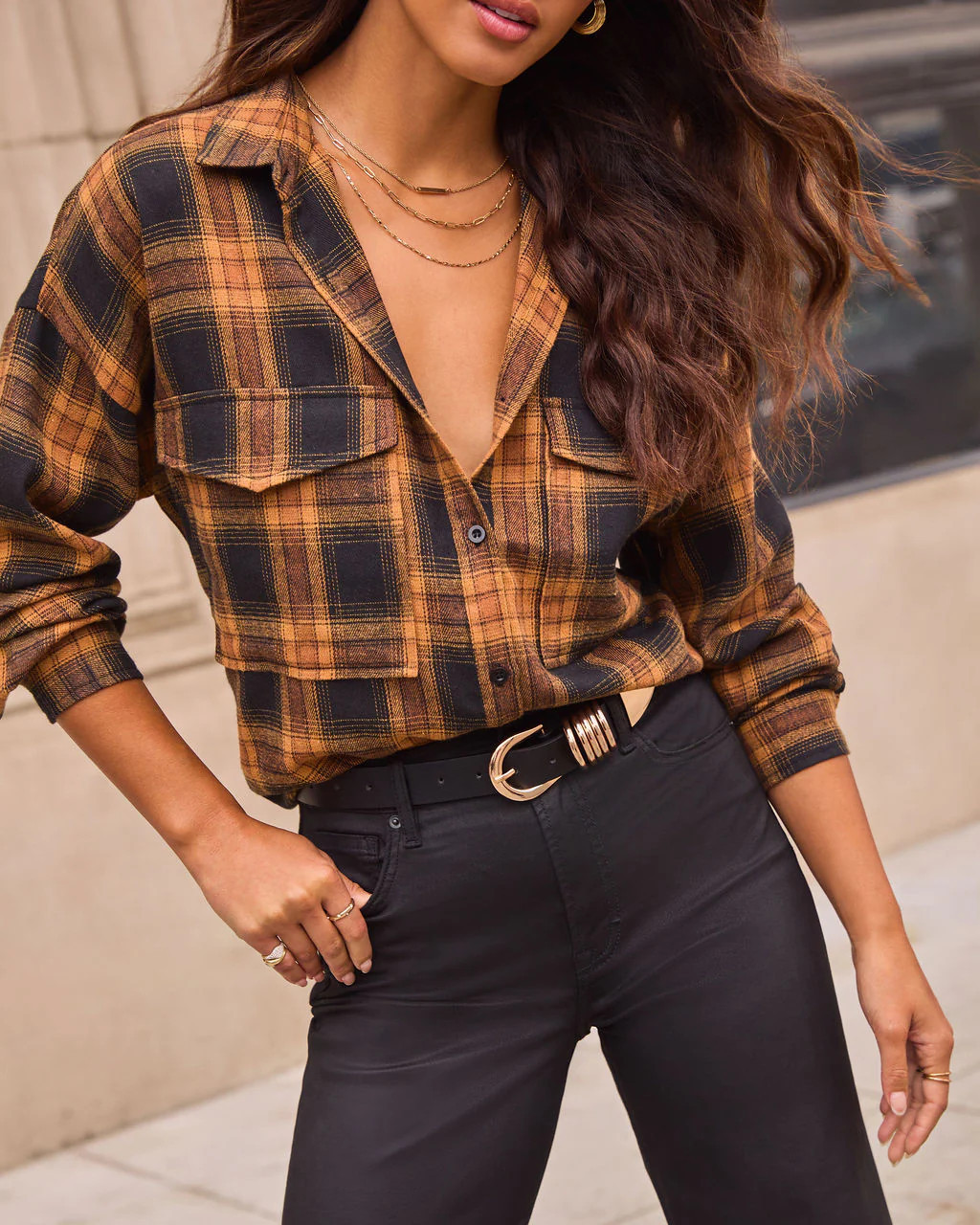 Greer Stacked Buckle Belt | VICI