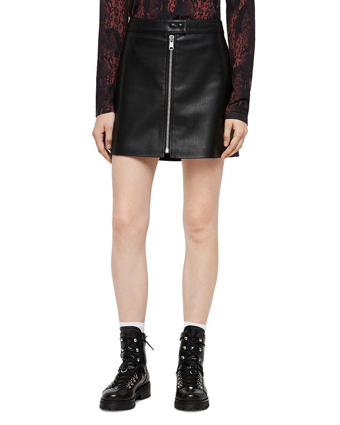 ALLSAINTS
            
    
                
                    Lena Zip-Front Leather Skirt | Bloomingdale's (US)