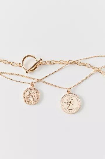 Coin Layer Necklace Set | Urban Outfitters (US and RoW)