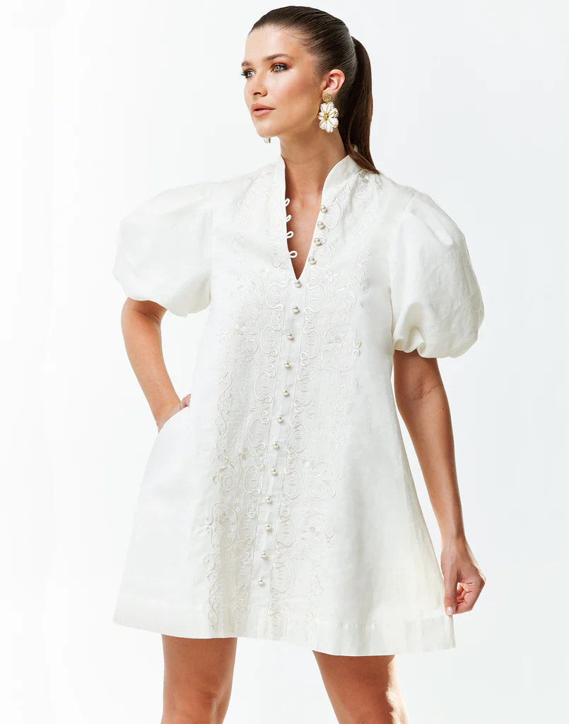 Elliana Barong Mini Dress | Mestiza New York