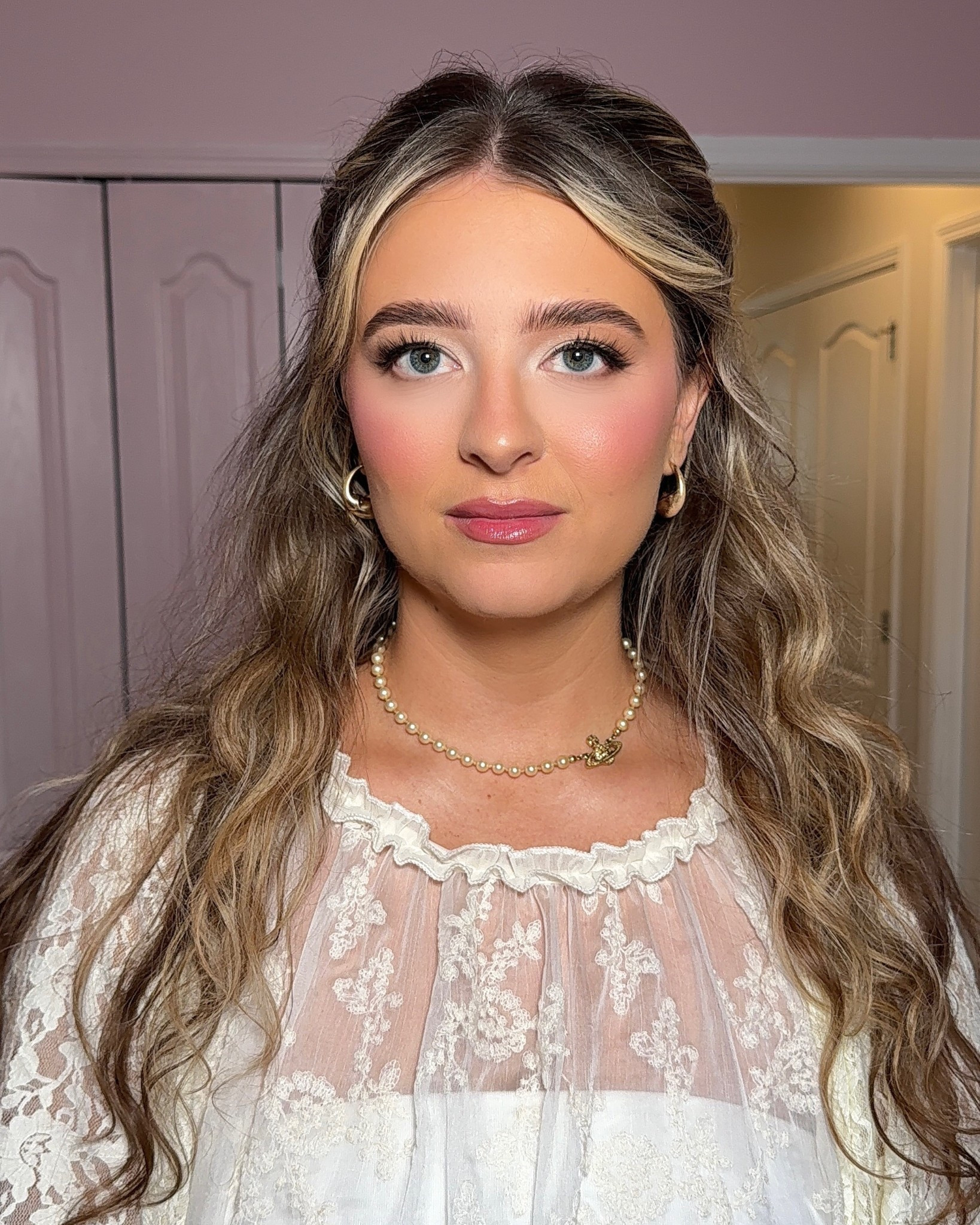 Full glam angel makeup 