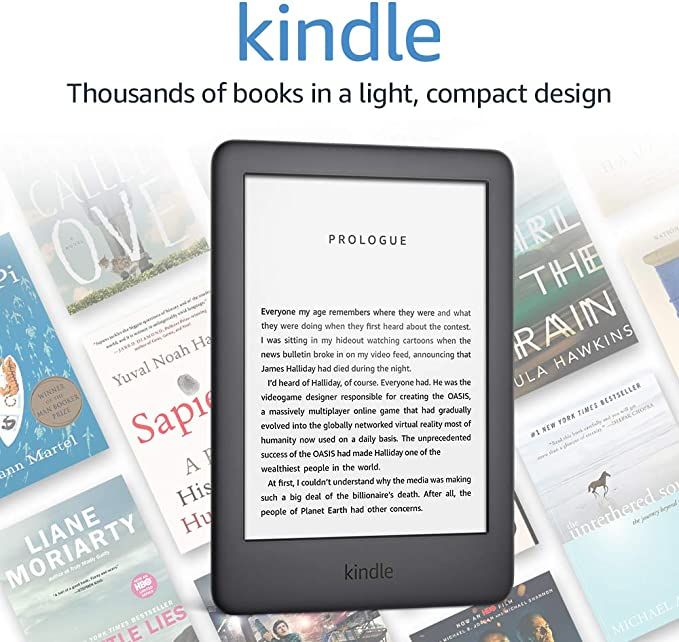 Kindle - Now with a Built-in Front Light - White - Ad-Supported | Amazon (US)