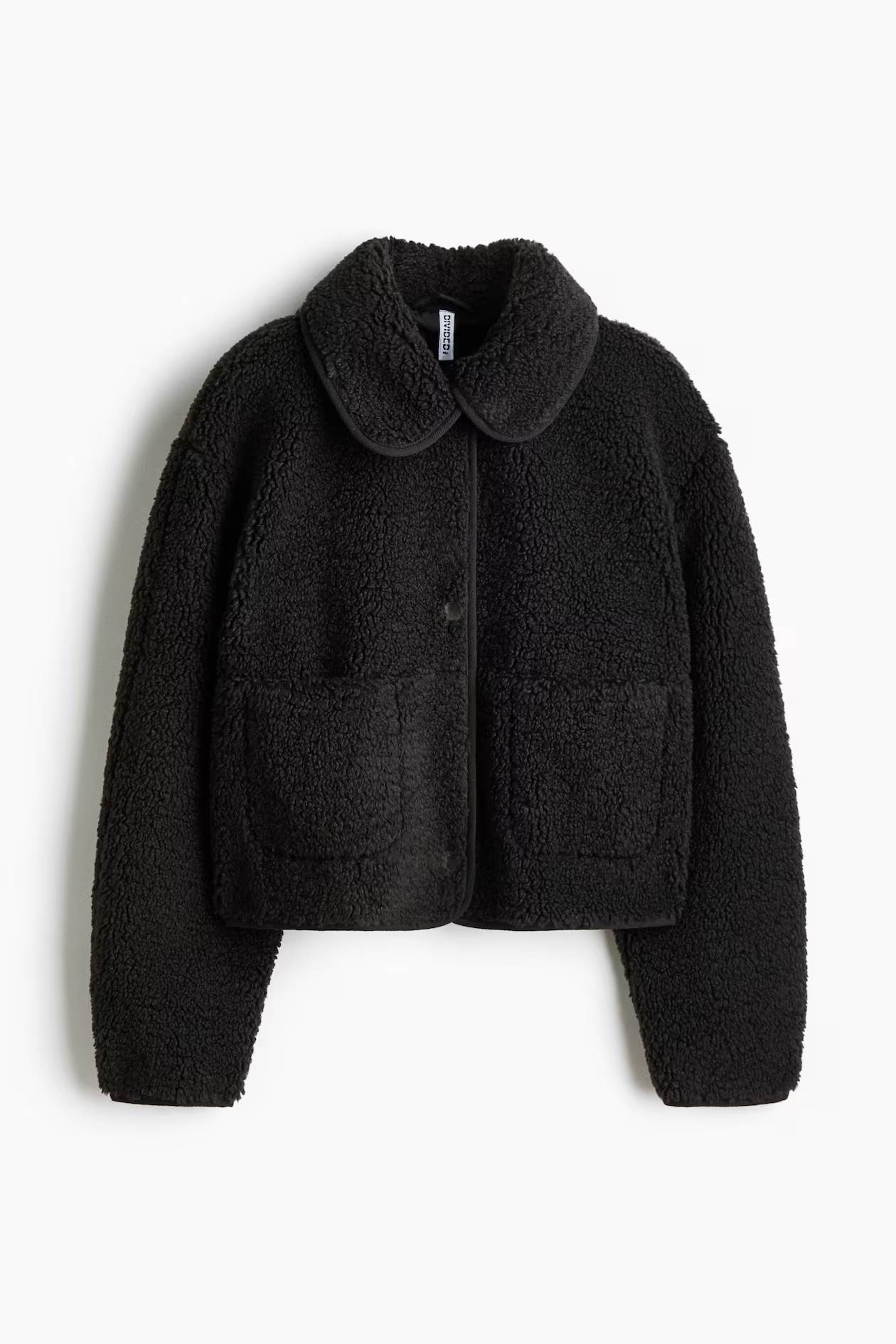 Collared teddy jacket | H&M (UK, MY, IN, SG, PH, TW, HK)