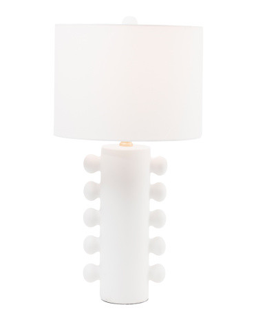 24in Knobby Side Ceramic Table Lamp | TJ Maxx