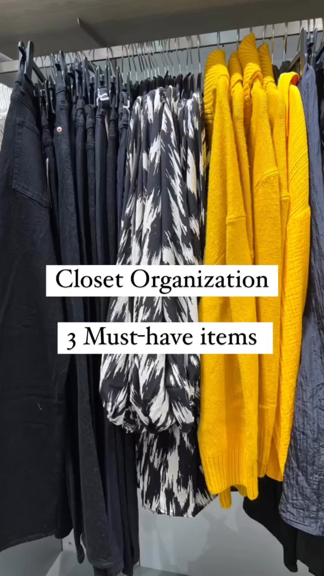 ⁣
𝟑 𝐌𝐮𝐬𝐭-𝐡𝐚𝐯𝐞 𝐈𝐭𝐞𝐦𝐬 𝐢𝐧 𝐲𝐨𝐮𝐫 𝐂𝐥𝐨𝐬𝐞𝐭⁣
⁣
Some people wait until Spring to do a closet cleanup while others take advantage and start with the new year.⁣
•⁣
Sharing 3 must-have items in your closet if you are diving into this task.⁣
⁣
1️⃣ Odor Remover - This helps keep everything fresh because potpourri alone doesn’t do the trick. Also great if you are sensitive to fragrances.⁣
2️⃣ Same-color Velvet Hangers: Great to give an organized vision, save space and keep items in place.⁣
3️⃣ Acrylic boxes: The best to protect your items from dust and humidity. Also, you can easily find everything you are looking for.⁣
⁣
SAVE & SHARE or comment Do you have 1, 2, or 3 or all of the in your closet?⁣
⁣
𝟑 𝐚𝐫𝐭í𝐜𝐮𝐥𝐨𝐬 𝐢𝐦𝐩𝐫𝐞𝐬𝐜𝐢𝐧𝐝𝐢𝐛𝐥𝐞𝐬 𝐞𝐧 𝐭𝐮 𝐚𝐫𝐦𝐚𝐫𝐢𝐨⁣
⁣
Algunas personas esperan hasta la primavera para hacer una limpieza en el armario mientras que otras aprovechan y comienzan con el nuevo año.⁣
 •⁣
 Les comparto 3 artículos imprescindibles en tu armario si te estás justo en esta tarea.⁣
⁣
 1️⃣ Eliminador de olores: esto ayuda a mantener todo fresco porque el popurrí solo no es suficiente.  También genial si eres sensible a las fragancias.⁣
 2️⃣ Ganchos de terciopelo del mismo color: excelentes para dar una visión organizada, ahorrar espacio y mantener los artículos en su lugar.⁣
 3️⃣ Cajas acrílicas: Lo mejor para proteger tus artículos del polvo y la humedad.  Además, puedes encontrar fácilmente todo lo que buscas.⁣
⁣
 GUARDA Y COMPARTE o comenta ¿Tienes 1, 2 o 3 o todos en tu armario?

#sofialujanstyling #closetorganization #closetmusthave #closetmusthaves #closetorganizado #wardrobeorganization

#LTKHome