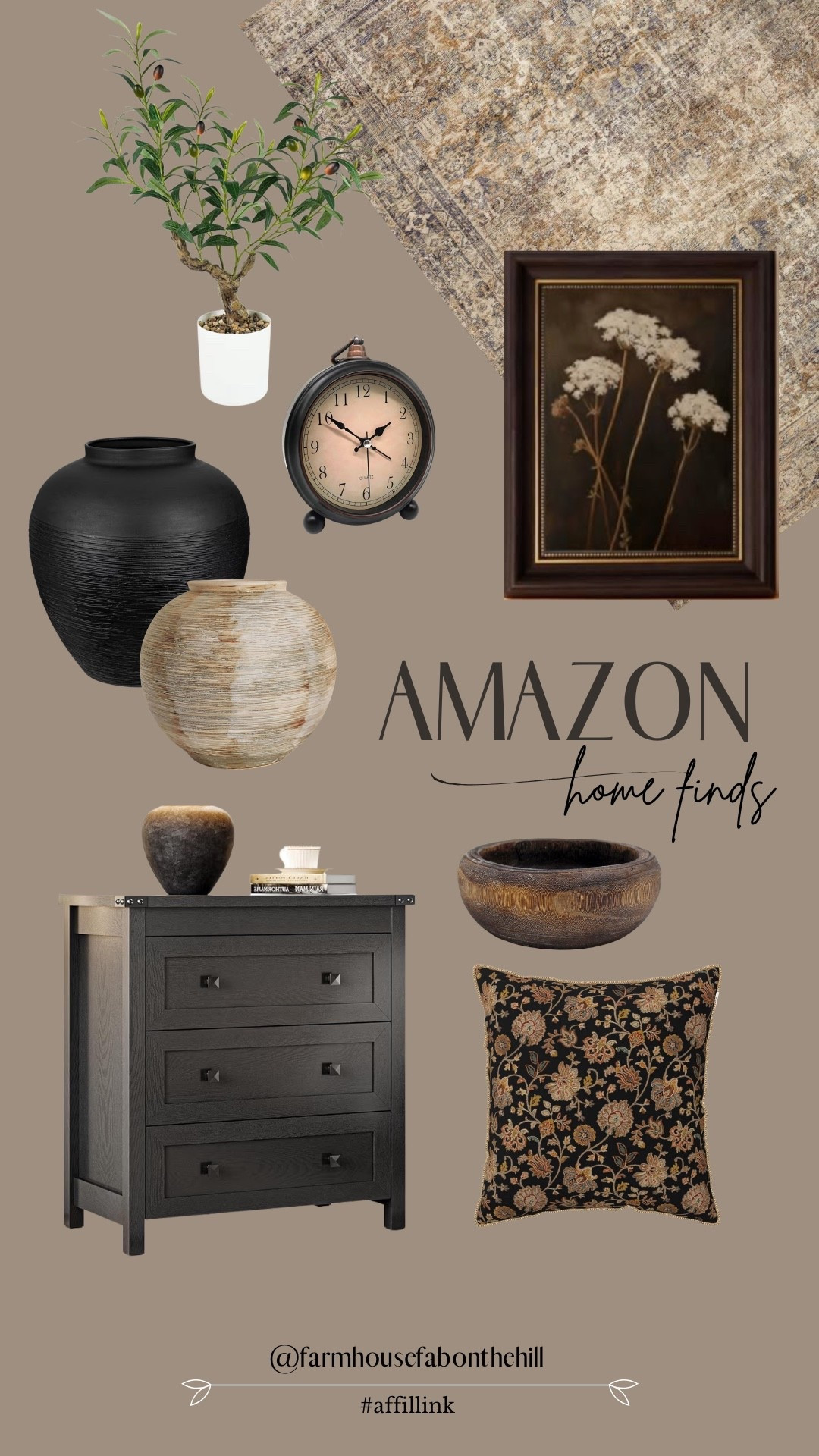 Amazon home/ a little moody, rustic and vintage style mixed

#LTKHome #LTKSaleAlert