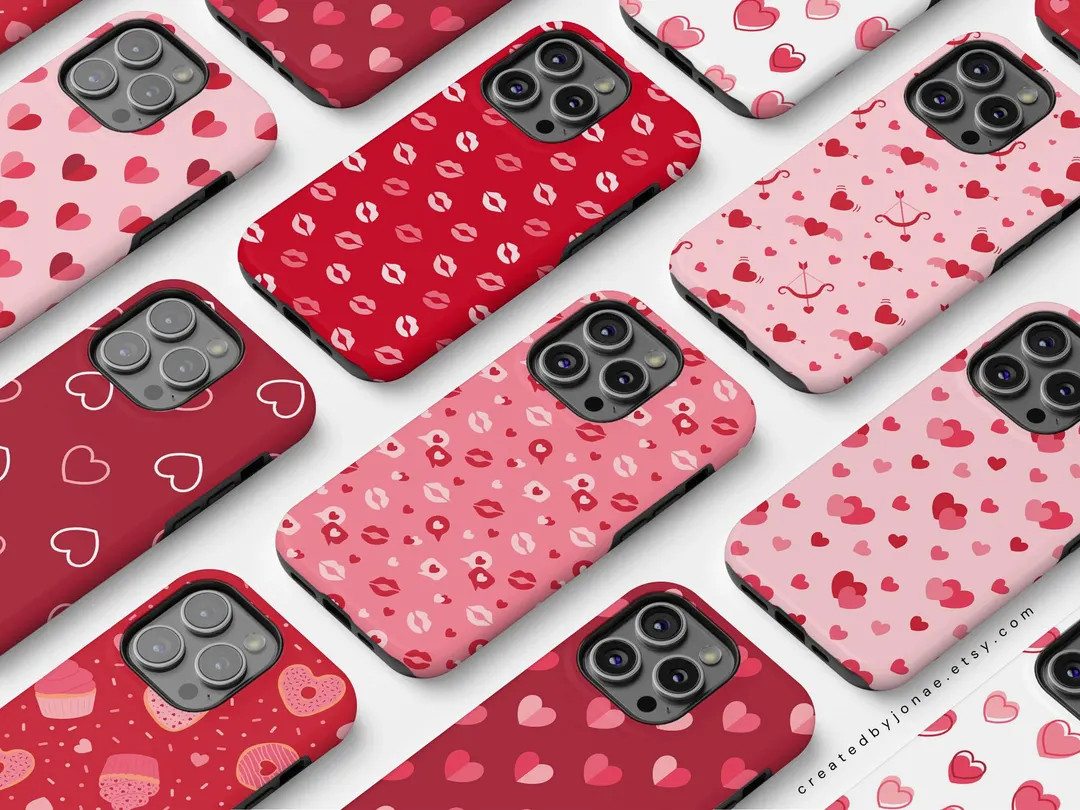 Love Heart Phone Case iPhone 16 Case Valentines Day Phone Case Aesthetic iPhone 16 Pro Case iPhon... | Etsy (US)