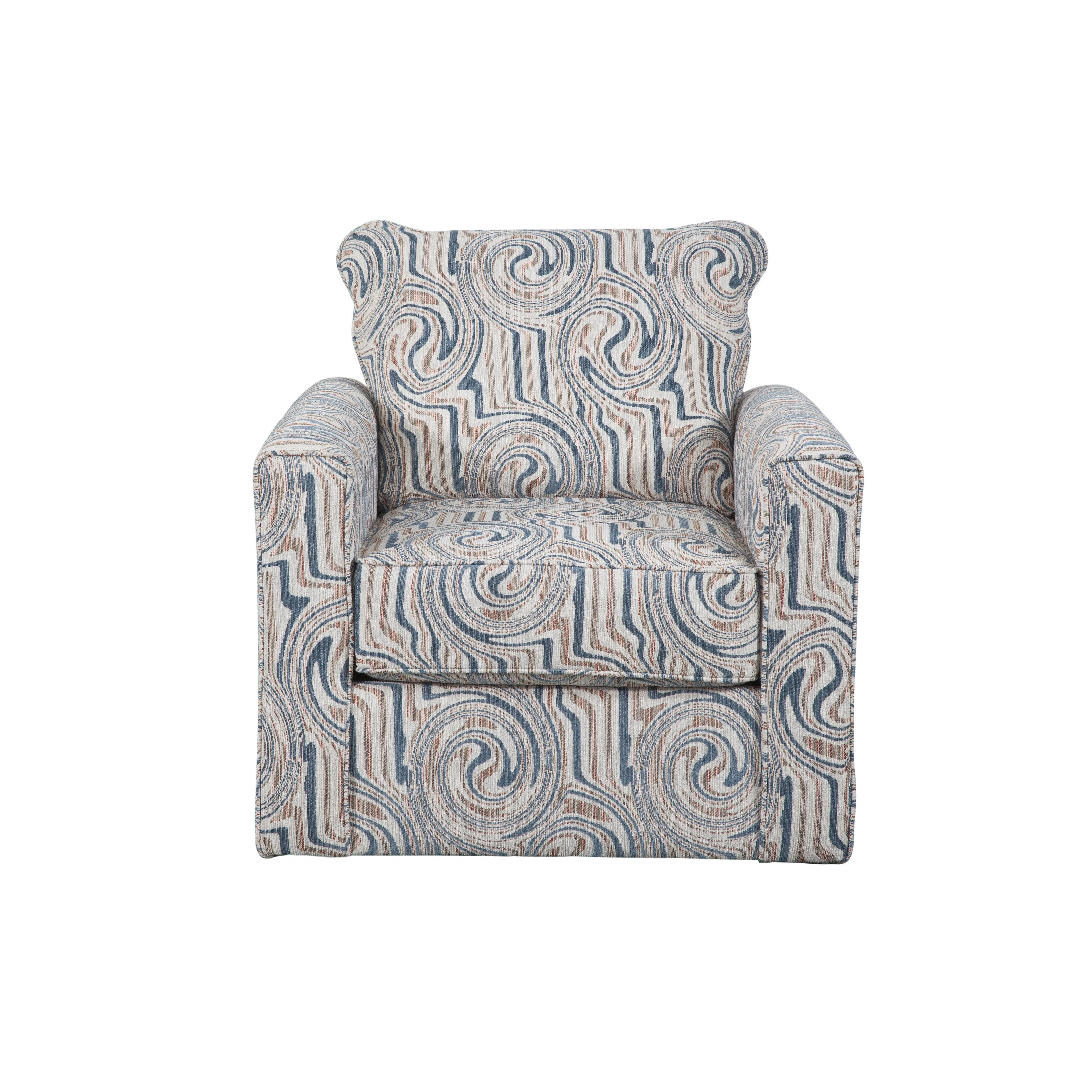 Segura Upholstered Swivel Armchair | Wayfair North America