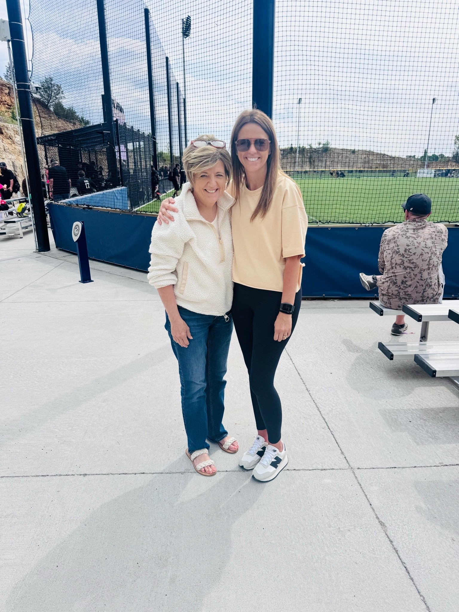 Baseball mom style, but make it cute. ⚾️🤍

This oversized buttery  tee paired with black leggings and sporty sneakers was the perfect outfit for a day at the ballpark. Comfortable enough for the bleachers, polished enough for the photos, and proof that you don’t have to sacrifice style for practicality.

Because some of my favorite outfits are the ones that let me cheer the loudest, soak up every moment, and make memories along the way. 💛

#MidwestMamaStyle #BaseballMomStyle #CasualChic #WeekendStyle #BallparkFashion #ComfortMeetsStyle

#LTKdayinmylife #LTKmomlife #LTKActive