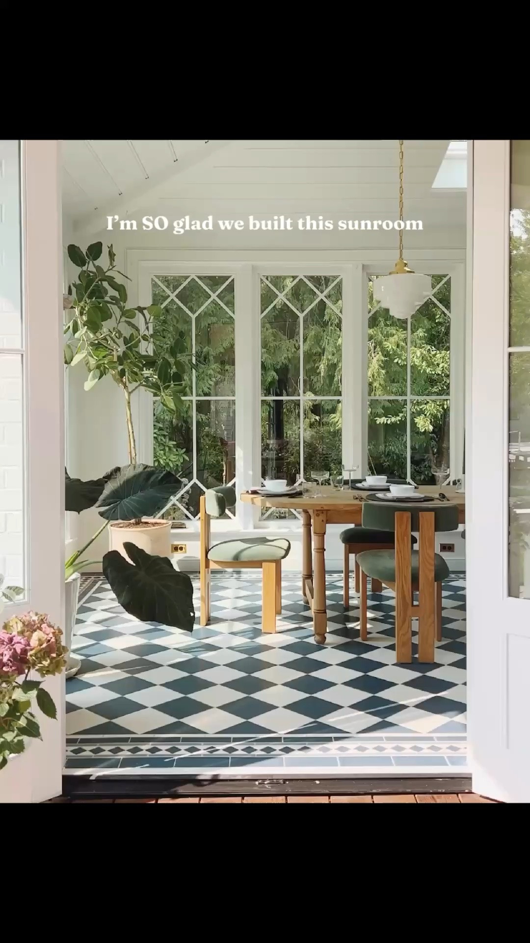 My favorite room in our house ❤️ tiles are Pratt and Larson & windows are sierra pacific :)